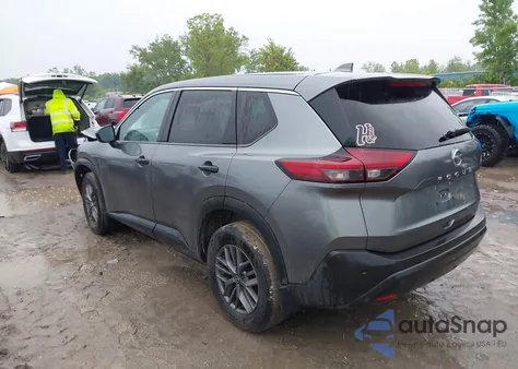 2021 Nissan Rogue S Fwd из США, поврежденный, VIN 5N1AT3AAXMC757850
